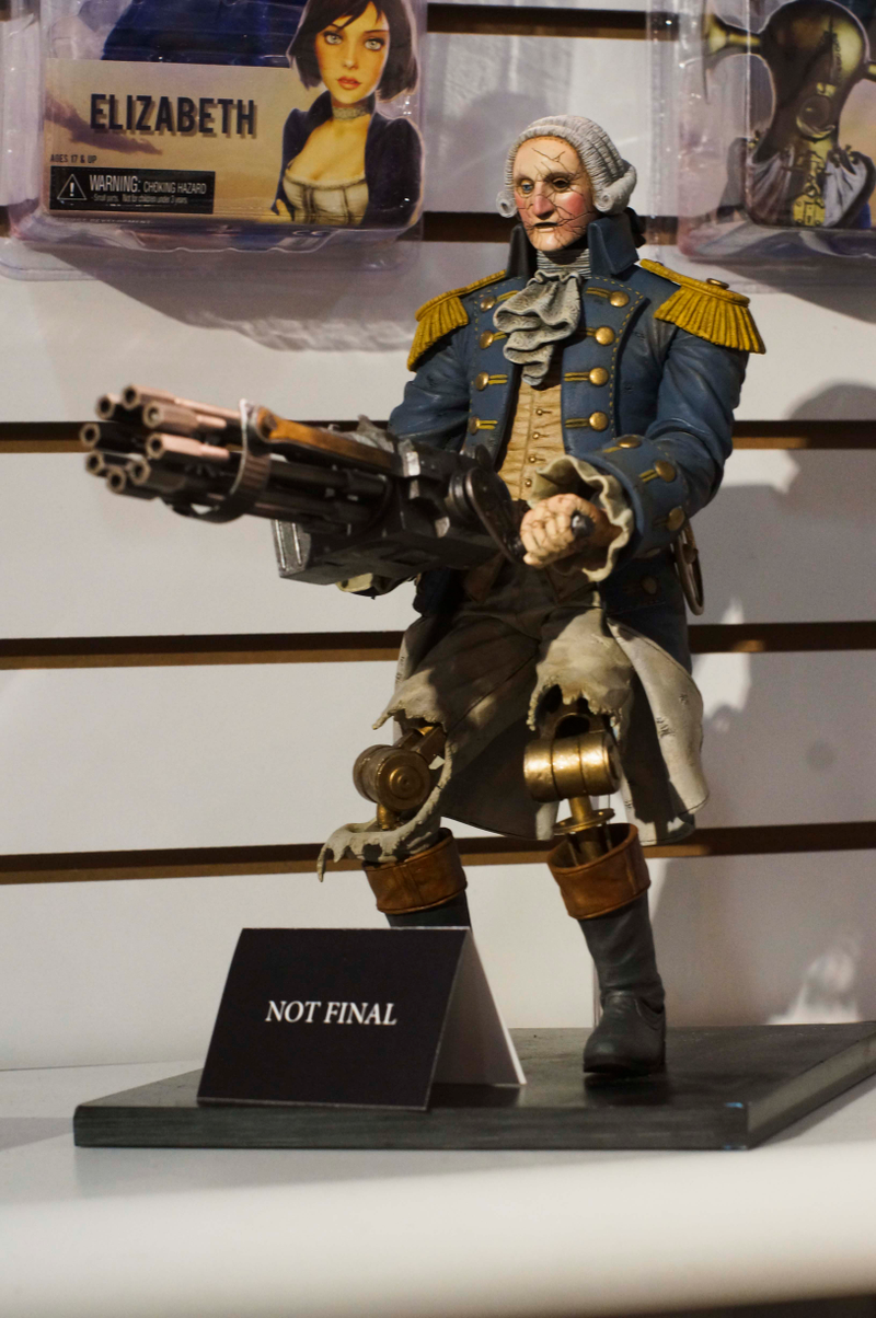 Illustration for article titled Robot George Washington, Dirty Schwarzeneggers and KHAAAAAAN: Toy Fair 2013, Day 2